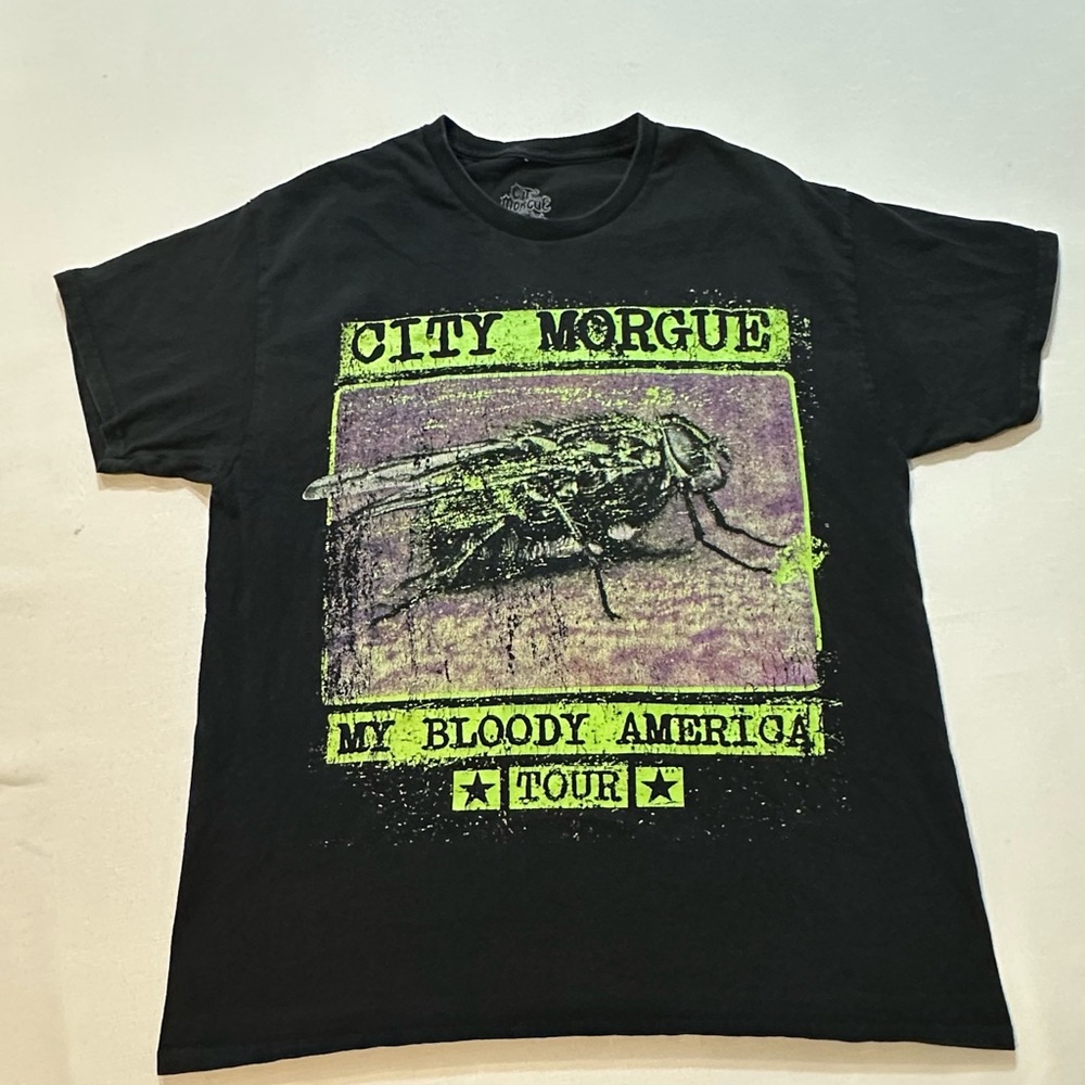 City Morgue "My Bloody America" Tour Black Graphic Tee XL